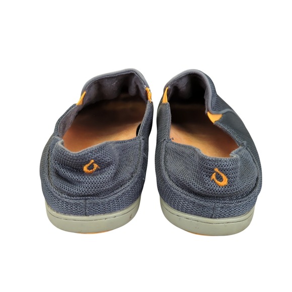 OluKai Mens Nohea‎ Mesh Slip On Shoes Sneakers Gray Comfort EU 46 14 Casual - Picture 6 of 8